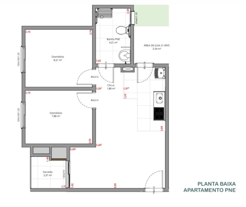 Residencial Santa Clara - apartamento 2 dormitórios