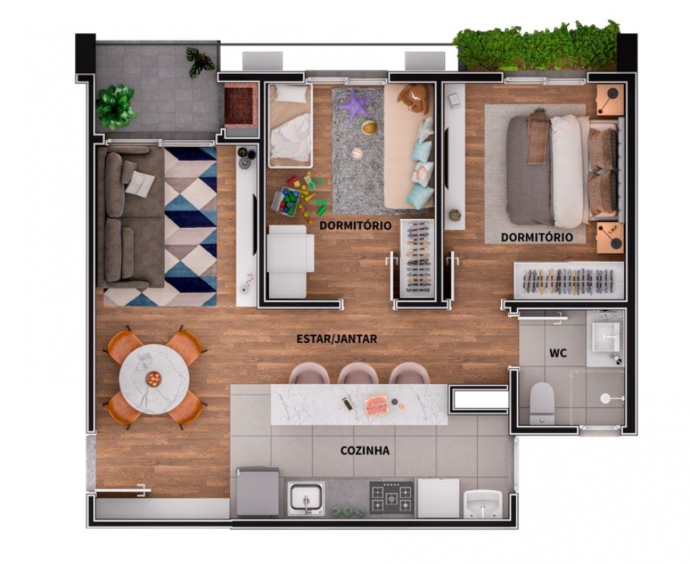 Apartamento Acqua +Experience, Três Vendas, Pelotas/RS