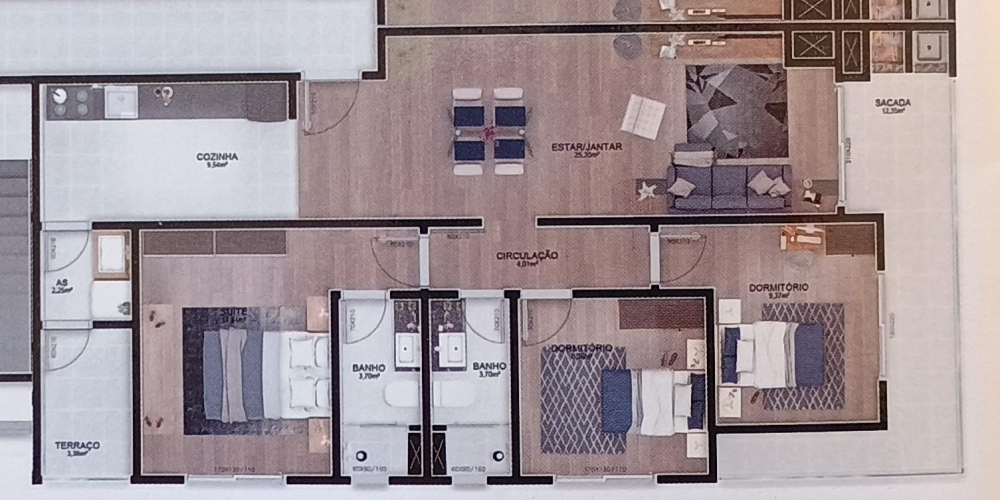 Apartamento  novo, centro, Pelotas/RS