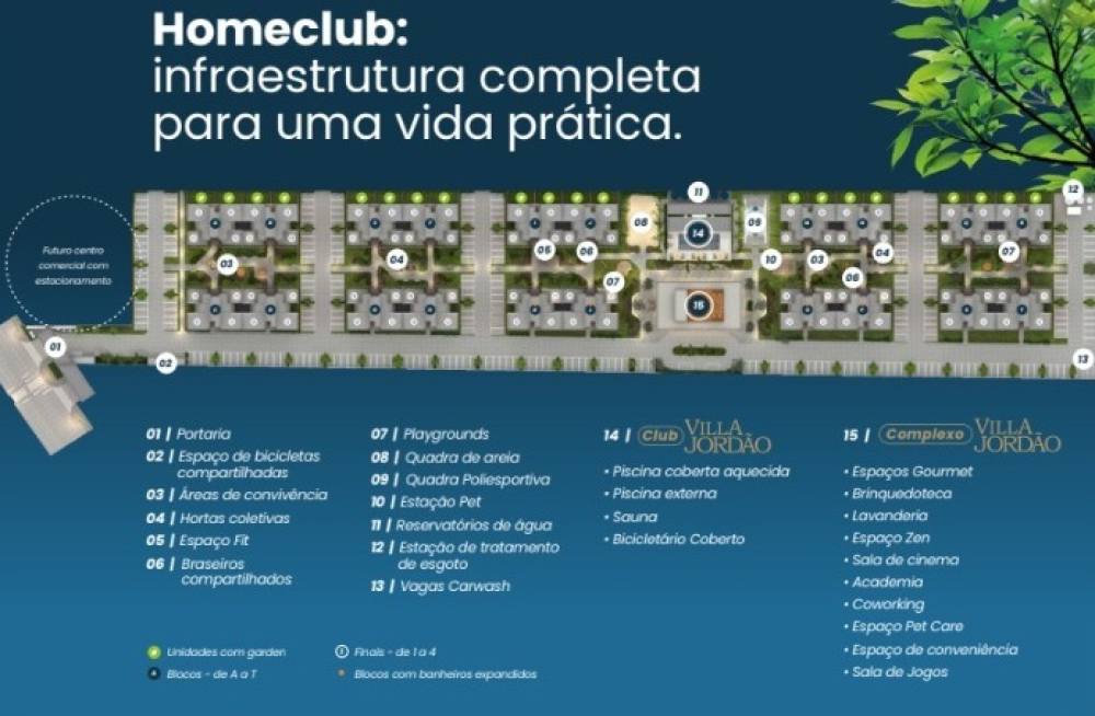 Apartamento no Villa Jordão Homeclub
