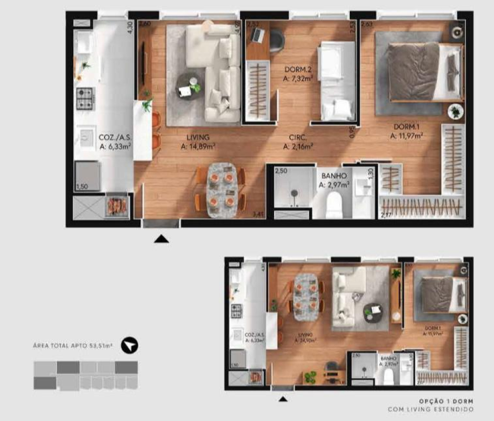 Apartamento Aurora, Parque Una, Pelotas/RS