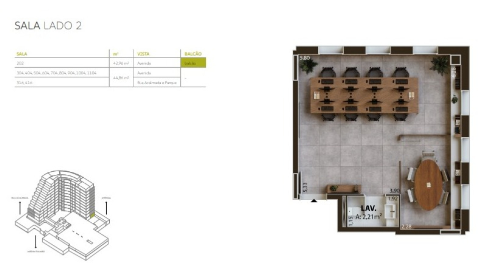 Sala EDRO - Parque UNA