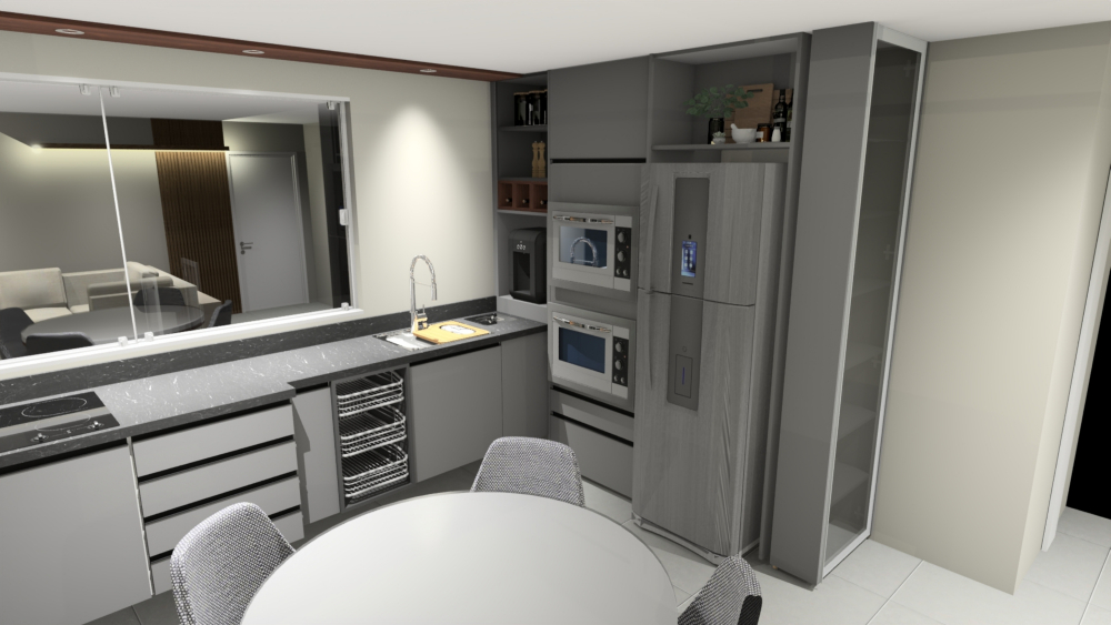 Apartamento mobiliado próximo a Unimed, Três Vendas, Pelotas/RS