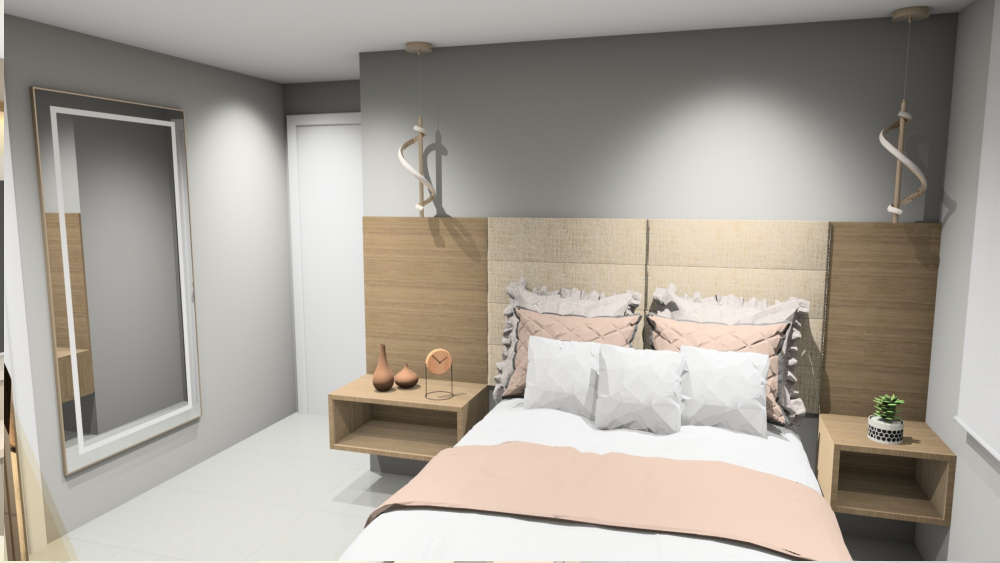 Apartamento mobiliado próximo a Unimed, Três Vendas, Pelotas/RS