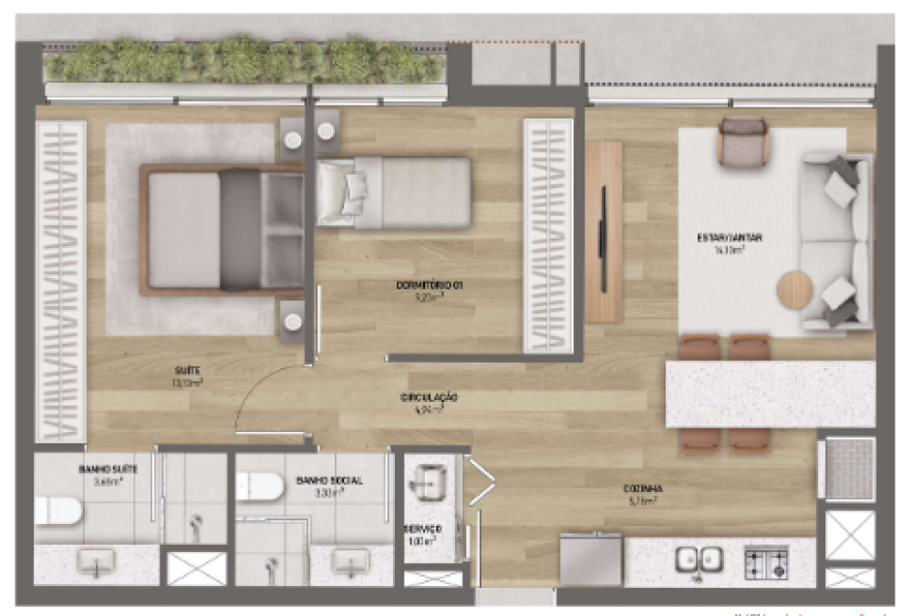 Apartamento,Três Vendas,Pelotas/RS